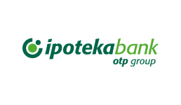 Horizontal version of the Ipoteka bank OTP Group logo